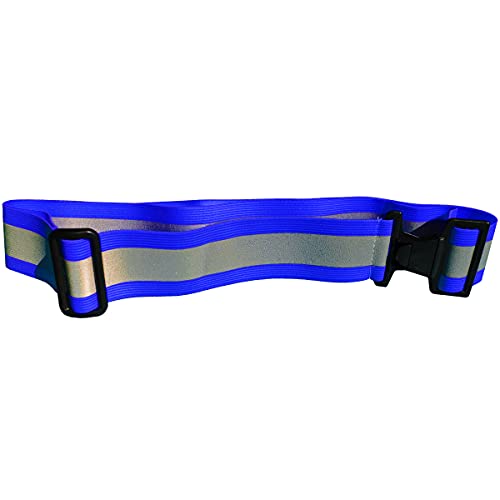 Reflective Elastic Belt w/Buckle Closure (Red)