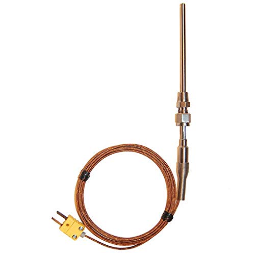 Oakton WD-08516-71 Pipe-Fitting Thermocouple Probe, Type K, -418 Degree F to 2012 Degree F Temperature Range