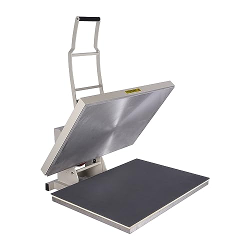 KEIKI 24x32 Inch Large Format Digital Manual Sublimation Heat Press Machine with Infrared Positioning, for T-Shirts, Heat Transfer Printing Machine for Home and Commercial, No Plug, 110V,4500W