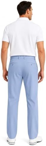 TohncoWang Men's Golf Pants Grayish Blue — view 3