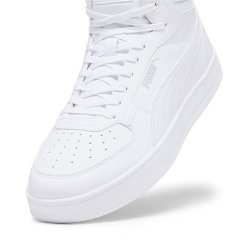 PUMA Unisex Caven 2.0 Mid Baskets, Puma White Puma Silver, 41 EU