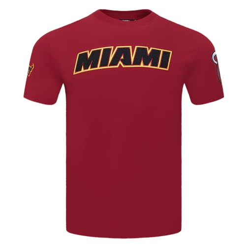 Camiseta de manga corta de algodón Pro Standard NBA Classic roja XXL