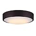 Canarm Hyde 20W LED (Integrated) Flush Mount in Oil Rubbed Bronze with Flat Opal Glass - Dimmable