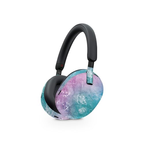 Image of MightySkins Glossy Glitter Skin Compatible with Sony WH-1000XM5 Headphones - Diamond Grunge | Protective, Durable High-Gloss Glitter Finish | Easy to Apply