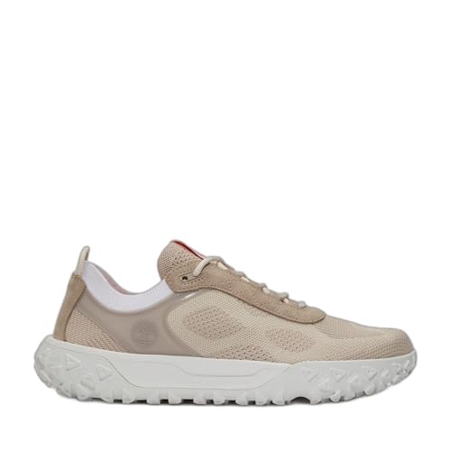 Image of Timberland Greenstride Motion 6 Low Lace Up Trainers Medium EIL - Grey Mesh 41.5, Eo4 Light Taupe Mesh, 9 UK
