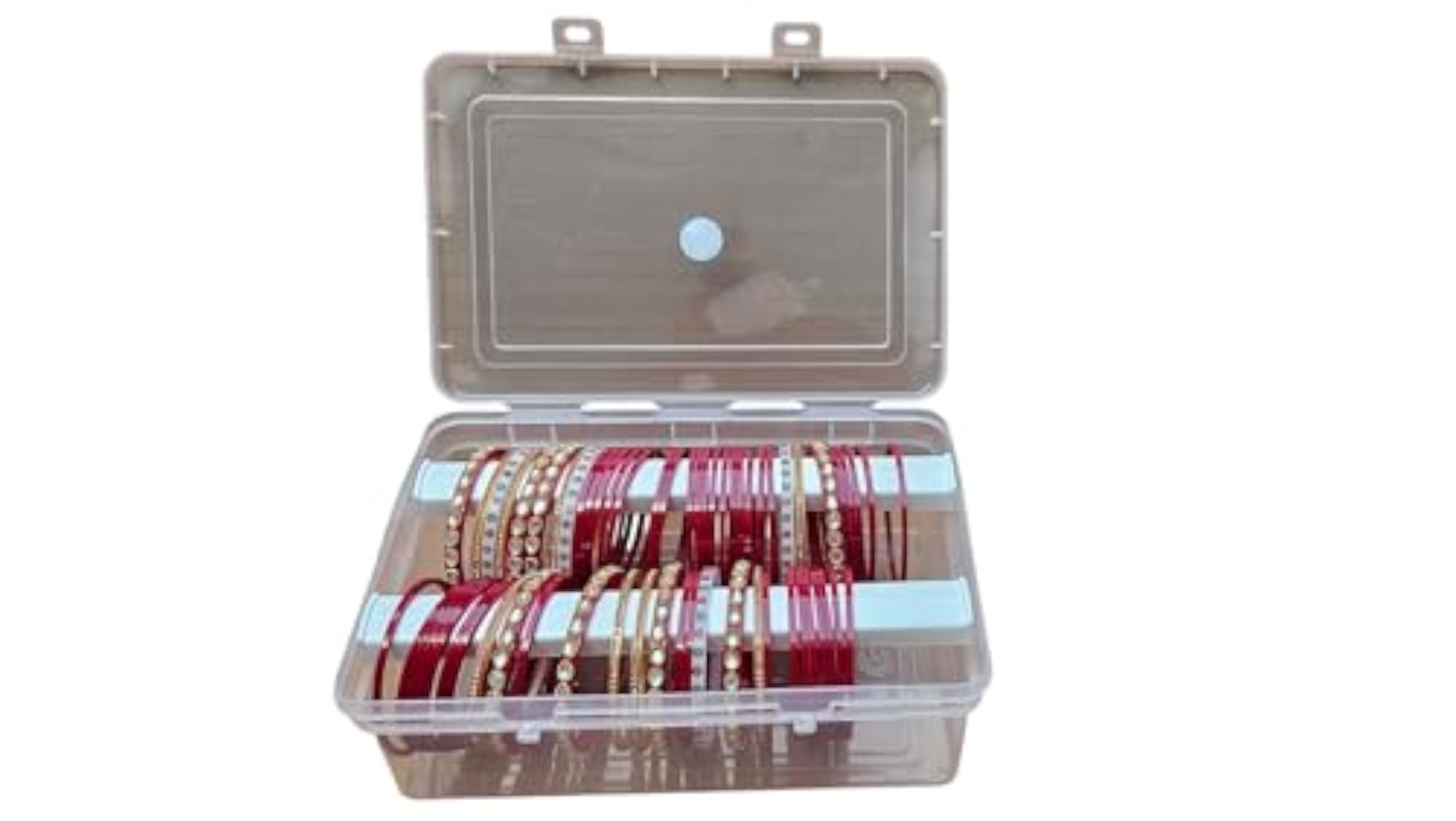 Multipurpose Storage Plastic Bangle Box