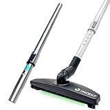 Vacuum Floor Brush & Extension Wand for Vacuum Cleaners with 1 ¼ inch (1.25'') (32mm) Inner Diameter with Horse Hair Soft Bristles - Hardwood Floor Attachment & Vacuum Extension Tube