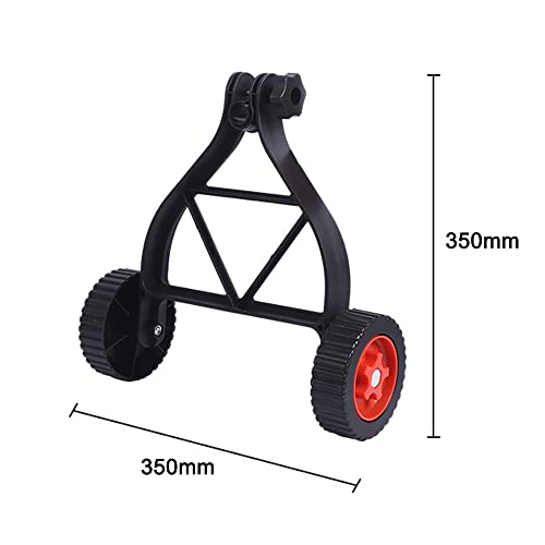 HUIOP Universal Lawn Trimmer Auxiliary Wheel Handy Cordless Lawn Mower Accessory Adjustable 25-28mm Grass Trimmer Support Wheel - Image 2
