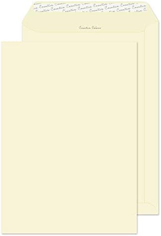Blake Creative Colour C4 229 x 324 mm 120 gsm Peel & Seal Pocket Envelopes (63406P) Pillar Box Red - Pack of 10