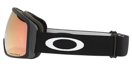 Oakley Flight Tracker Medium Matte Blck wPzm Rose Gold Snow Goggle2