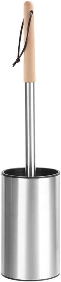 Toilet Brush Holder Toilet Brush Holder Household Stainless Steel Toilet Bowl Brush Bathroom Long Handle Toilet Cleaning Brushs 360° No Dead Angle Cleaning Brush Set Toilet Brush Holders(A)