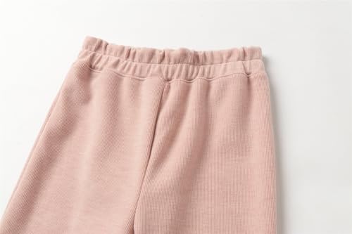 Mud Kingdom Girls Flared Leggings Layered Lace Hem Bell Bottom Elastic Waist Pants Casual3