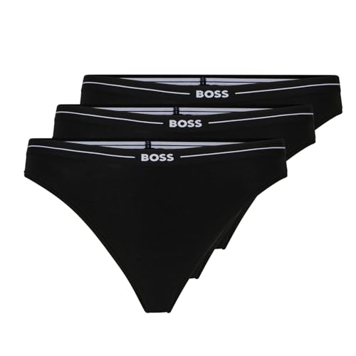 BOSS 3P Brief Bref, Black, XS Women
