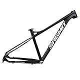 DHNCBGFZ 26/27.5/29er Hardtail Mountain Bikes Frame 15.5/17/18inch Aluminum Alloy Rigid Frame Disc Brake Racing Frame Thru Axle 12x142mm for Max 2.5