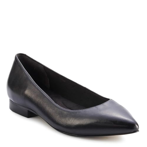 Ros Hommerson Women's, Reece Flat Black Leather