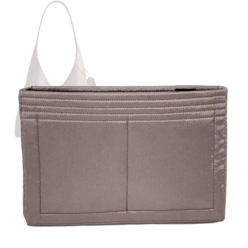 Zoomoni Silky Purse Organizer for Coach Brooklyn Shoulder Bag 28 (Handmade/4 Color Options) [Silky Satin, Silk Liner, Insert, Shaper]