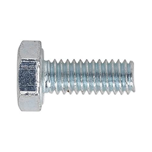 Sealey SS416 HT Setscrew M4 x 16mm 8.8 Zinc DIN 933 Pack of 50