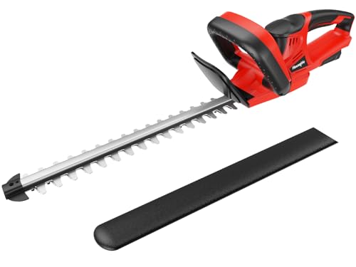 Cordless Hedge Trimmer Compatible with Milwaukee M18 Battery(Tool Only) 22-Inch Dual-Action Blade Electric Bush Trimmer 5/8 Cutting Capacity Shrub Trimmer for Garden Yard Maintenance