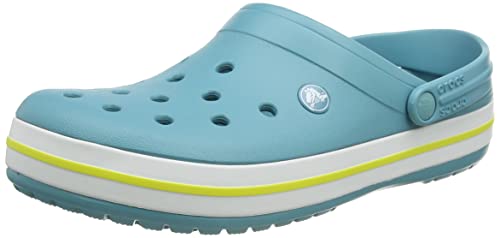 Image of Crocs Unisex's All-Terrain Atlas, Slip on Sneakers with Buckle Strap Clog, Turq Tonic, 6 UK Men / 7 UK Women