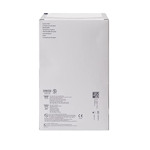 SurgiMac Gauze Sponge, 12 capas, cuadrado de 4 x 4 pulgadas, estéril miniatura 3