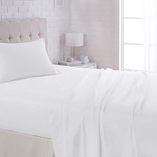 AmazonBasics Lightweight Super Soft Easy Care Microfiber Sheet Set with 16" Deep Pockets
