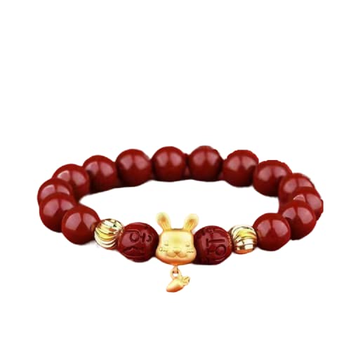 2023 Year of Rabbit Red String Bracelet Red tiger Charm Chinese Zodiac Animal Birth Year Lucky Charm Bracelet Zodiac Pendant Red Rope Corded Lucky Bracelet New Year Jewelry Gifts