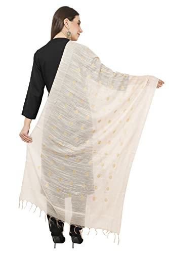 Image of Rhe-ana Women's Art Silk /Viscose Stole Dupatta for women | Stoles for Girls Stylish | Shawl And Stall For Ladies With Polka Dots 30 x 90 Inches