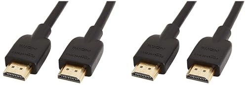 Image of amazon basics High-Speed HDMI Cable, 6 Feet (4-Pack),Black