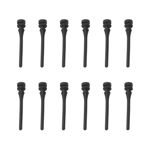 Rudiaoa 12er PC-Lüfterbefestigungsschrauben Kunststoffstifte