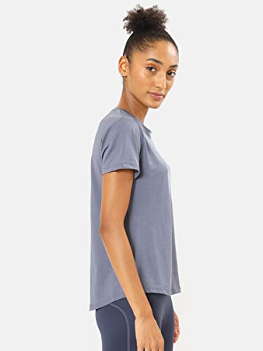 Image of CULT Solid Active T-Shirt with Logo | Women's Gym T-Shirts | Lightweight | High-Performance Workout Wear
