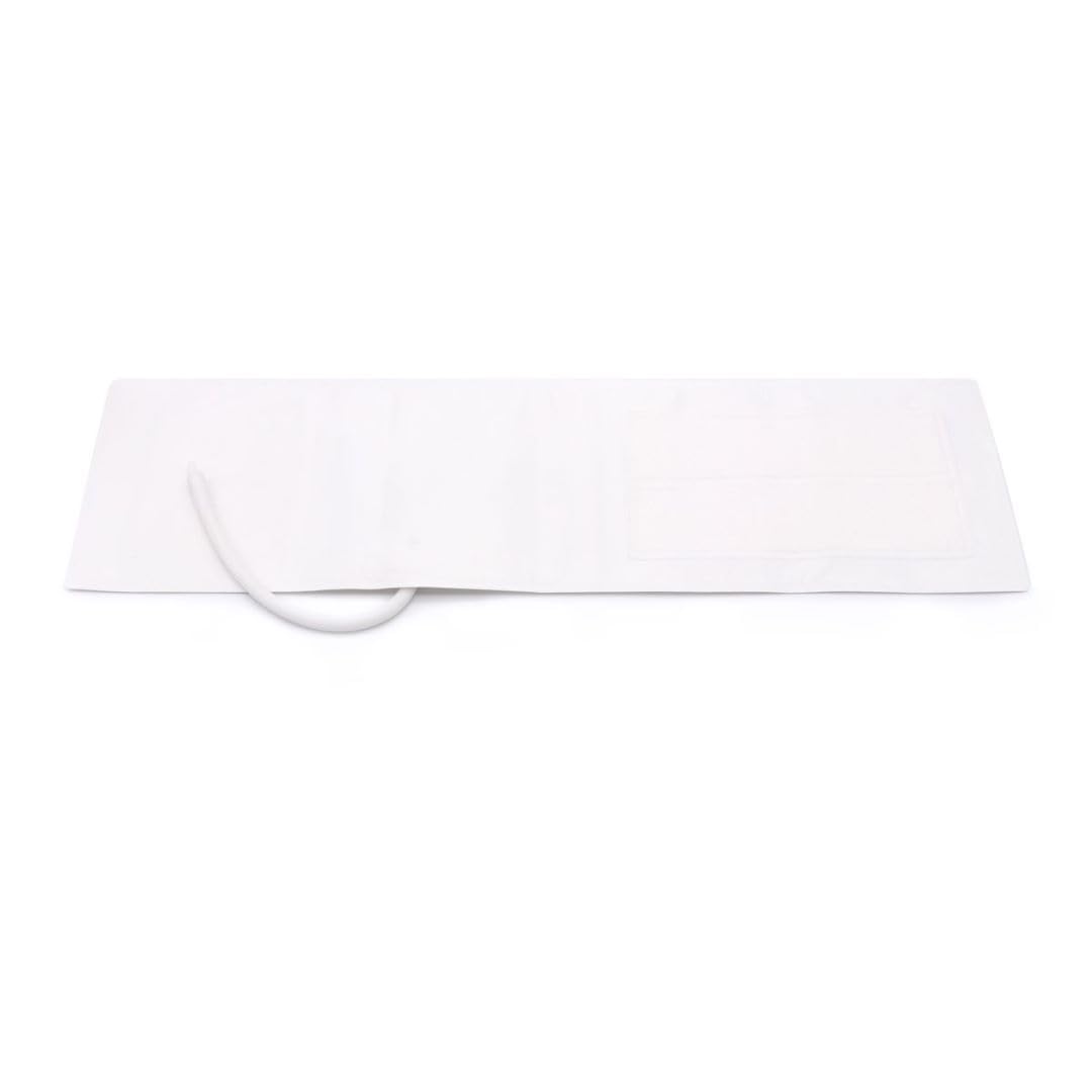 Bracciale monouso per pressione sanguigna 5 pezzi con tubo singolo + connettore BP12 per adulto #11 25,3-34,3 cm, bracciale NIBP di ricambio, bracciale BP in tessuto non tessuto