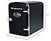 Frigidaire Retro Mini Personal Fridge Cooler, Holds up to 9 Cans, Portable & Compact, AC Plug & 12V Car Charger – Black