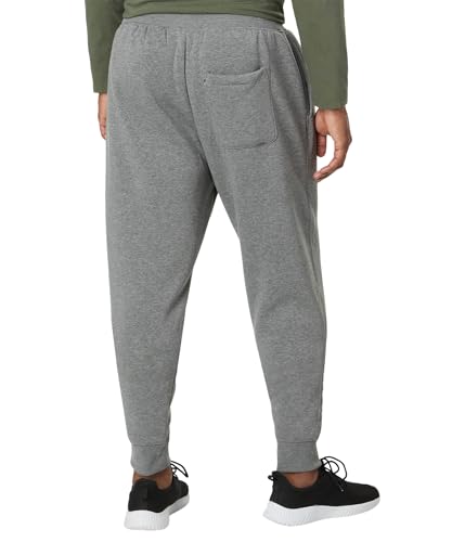U.S. POLO ASSN. Men's USPA Big and Tall Sherpa Lined Jogger, Campus Heather Grey2