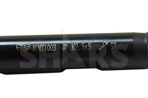 Image of SHARS 3 /8 inch 90 Degree Square Shoulder Indexable End Mill with APKT 1003 Insert 404-1939+404-6960 ![