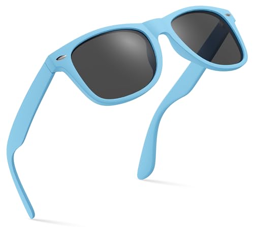 Image of Retro Rewind Polarized Sunglasses for Women Men - UV400 Classic Square Vintage Shades Trendy Unisex Sun Glasses