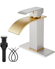 Brushed Gold Spout/Brushed Nickel