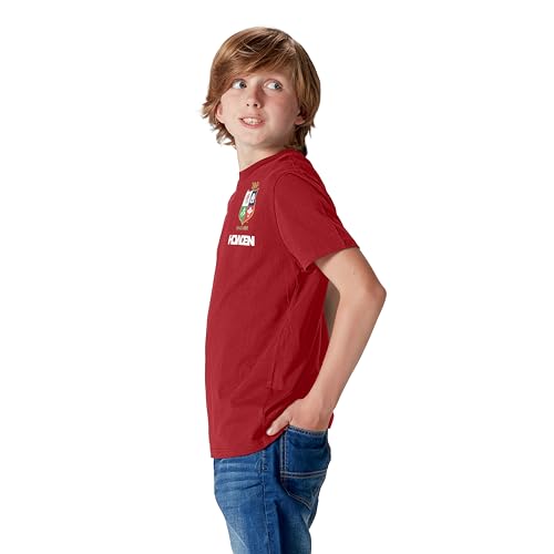 Canterbury Unisex Kinder British and Irish Lions Cotton Hemd, Red Dahlia, 14 Jahre EU