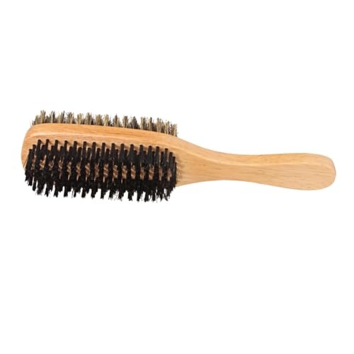 Healeved Beard Grooming Brush Men's Softener Boar Bristle Brush Barber Supply Beard Care
