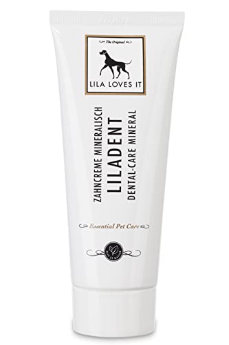 Zahnpflege Hund Zahncreme von LILA LOVES IT natürliche Inhaltsstoffe