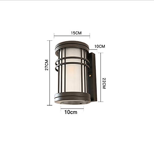Applique murale LED étanche E27 à grande diffusion pour balcon