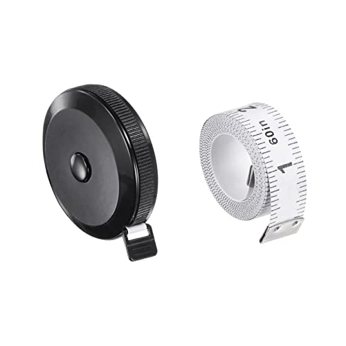 Set 2 cintas métricas suaves retractables 200cm