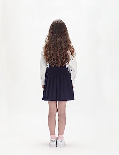 Welaken Girls And Toddler's Suspender Pleated Skirts,School Uniform Jumper & Dress #TOP2