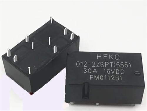 Relais HFKC 012-2ZST 12V 10 pins pour commutation de boîte à fusibles et boîtier habitacle