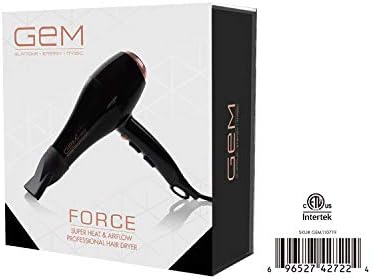 Miniatura 4 de Profesional intenso secador de pelo de cerámica iónica ciencia - negro/oro rosa