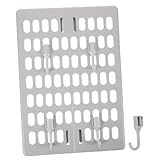 Holibanna 1satz Wandmontiertes Steckbrett Mit Haken Multifunktionale Aufbewahrungslösung Für Küche Bad Und Einfache Installation Bohren Langlebiges Kunststoffmaterial Haken