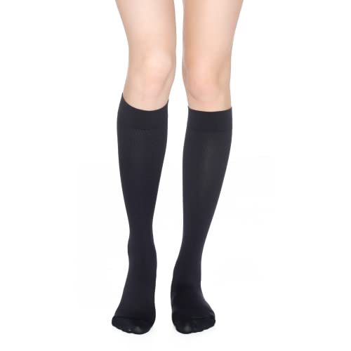 Image of Rejuva COOLMAX 20-30 mmHg Knee-High Graduated Compression Socks for Women & Men