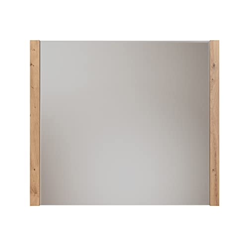 trendteam smart living Dakota Miroir Mural en chêne Blanc Artisan Dimensions (monté l x h x p) 78 x 69 x 4 cm
