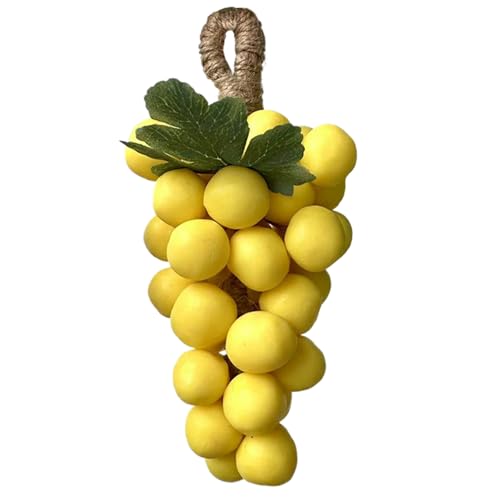 Jabón en una cuerda, jabón de uva en una cuerda de 6 pulgadas elegante colgante realista Baño suave decorativo resistente al desvanecimiento afrutado para la cara para la cara y el cuerpo mujeres hom