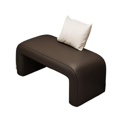 KMXNSJZS Taburete para Lustrar Zapatos, para Uso Doméstico, para Puerta De Entrada, para Usar Zapatos, para Dormitorio, Sofá, Mesita De Noche, Probador, Banco Tapizado De Cuero.