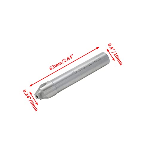 Image of 2 Flute Corner Rounding End Mill 0.1 inch /2.5mm Radius 0.4 inch Shank Dia Corner Round End Mill